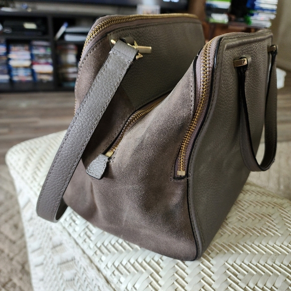 Kate Spade Pebble/Suede leather satchel - Picture 4 of 14